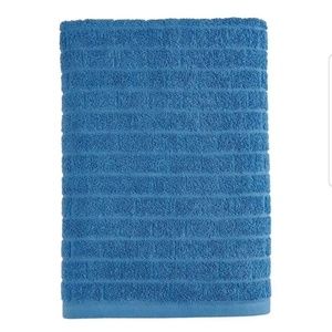 The Big One Colorstay Textured Towel -Blue